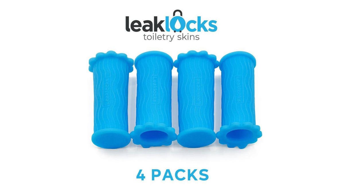 Photo of a four pack of Leaklocks.