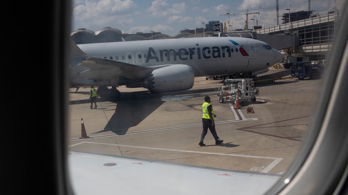 An American Airlines flight