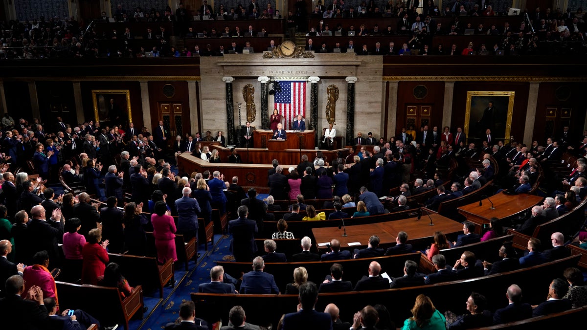 Congress watches State of the Union address