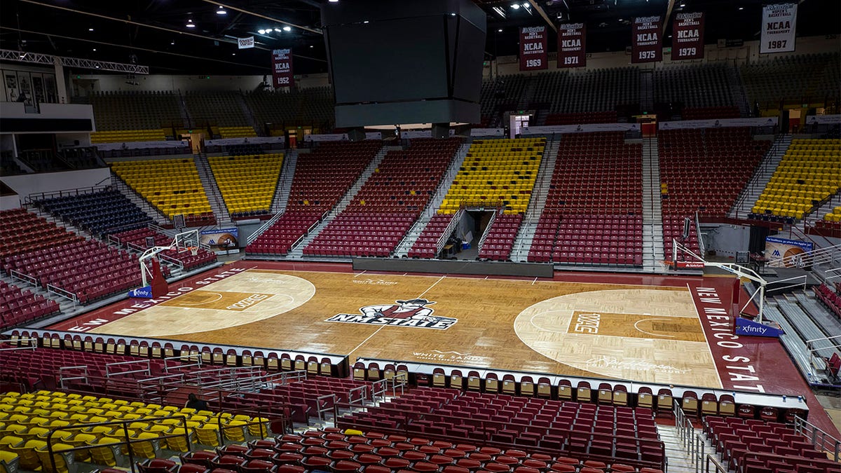 A picture of New Mexico State's basketball stadium