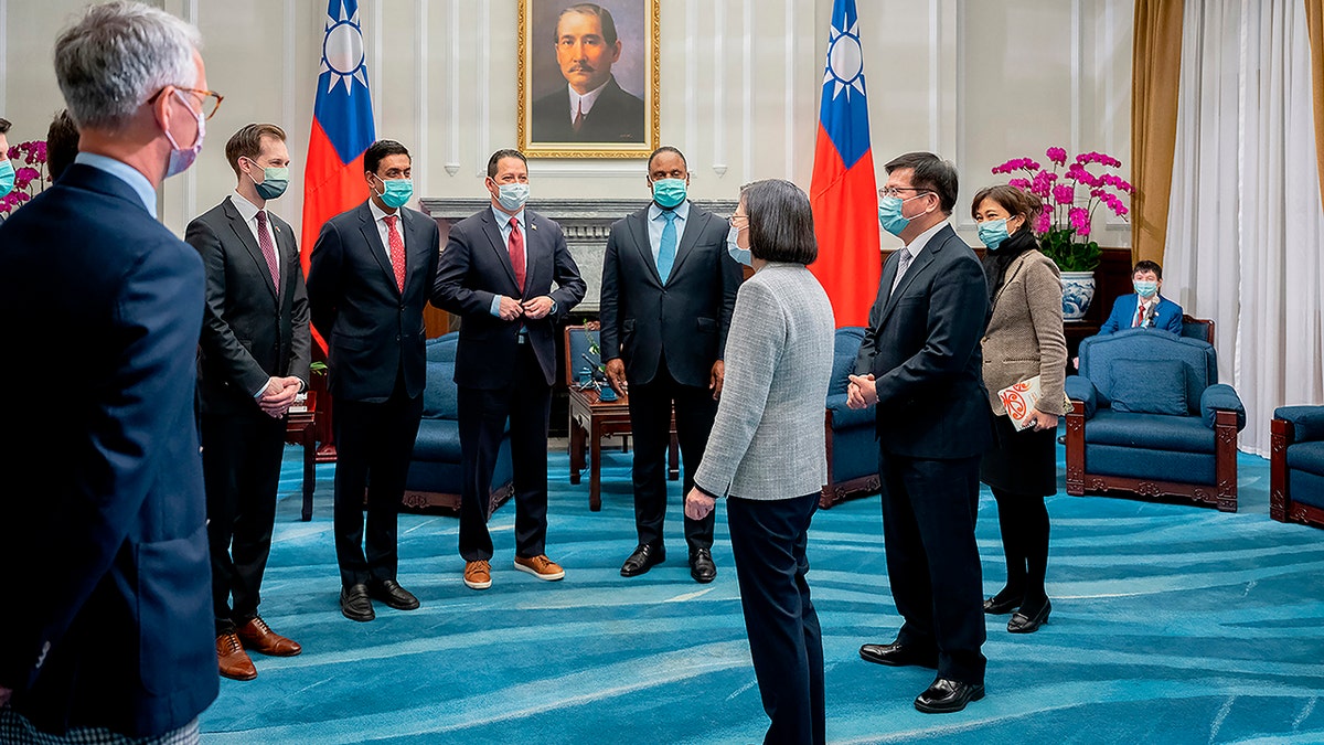 Members of Congress in Taiwan in February