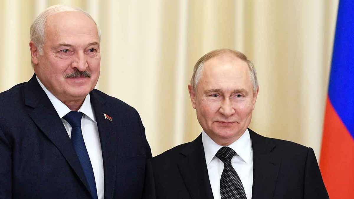 Russian President Vladimir Putin and Belarusian President Alexander Lukashenko