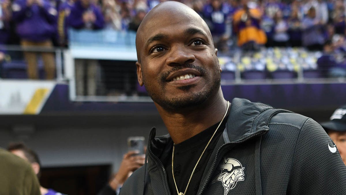 Adrian Peterson at Vikings game