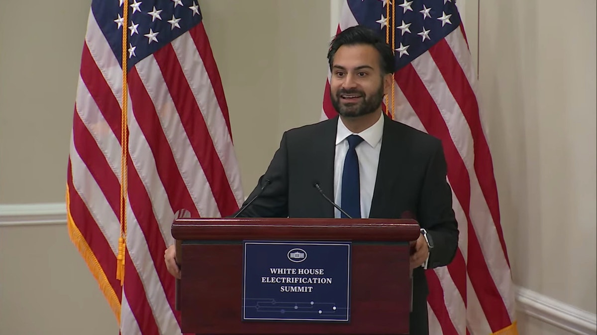 White House climate czar speaks during the White House Electrification Summit on Dec. 14.