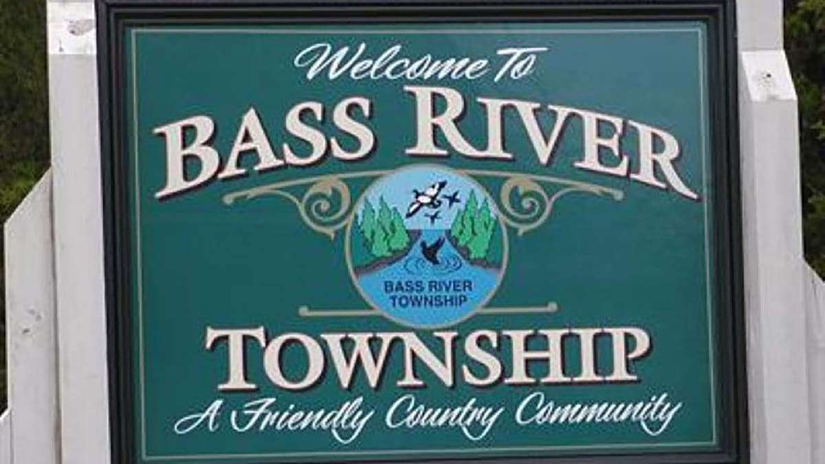 Bass River Township sign in New Jersey