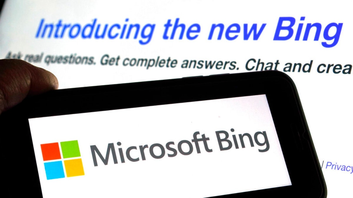 The Microsoft Bing phone logo
