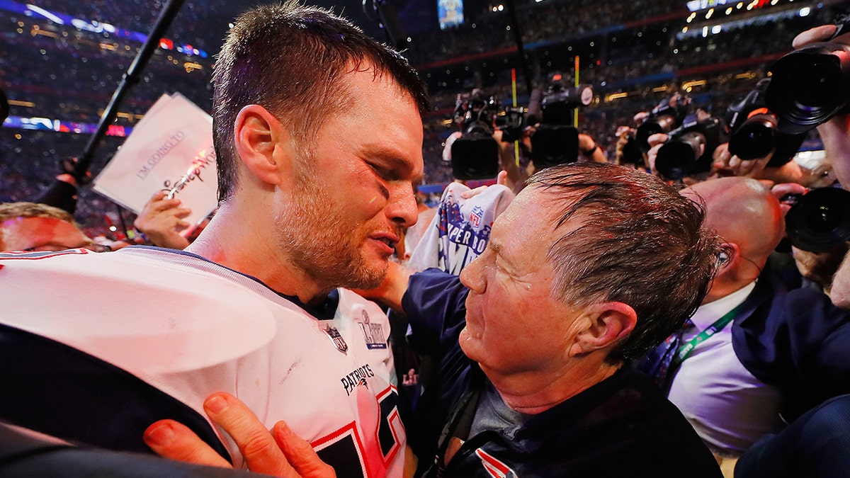 Tom Brady and Bill Belichick in Super Bowl LIII