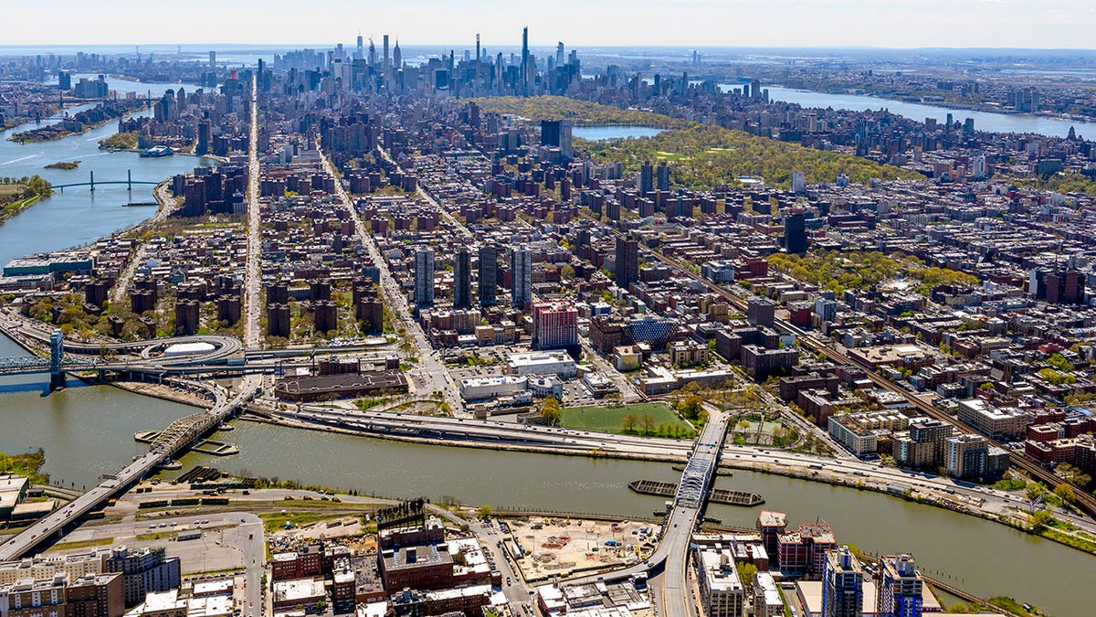 View of the South Bronx and Harlem 