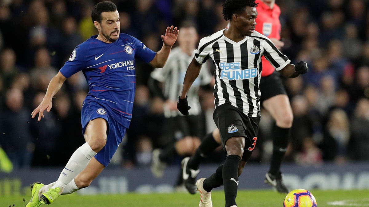 Christian Atsu plays in 2019
