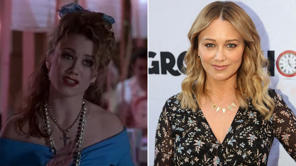 Christine Taylor then and now split