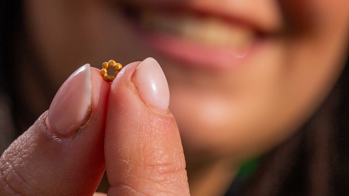 Gold bead found City of David