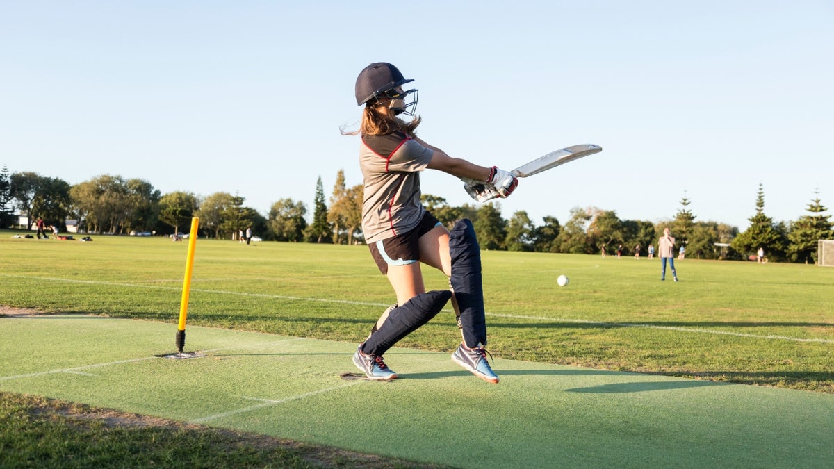 Female cricketeer