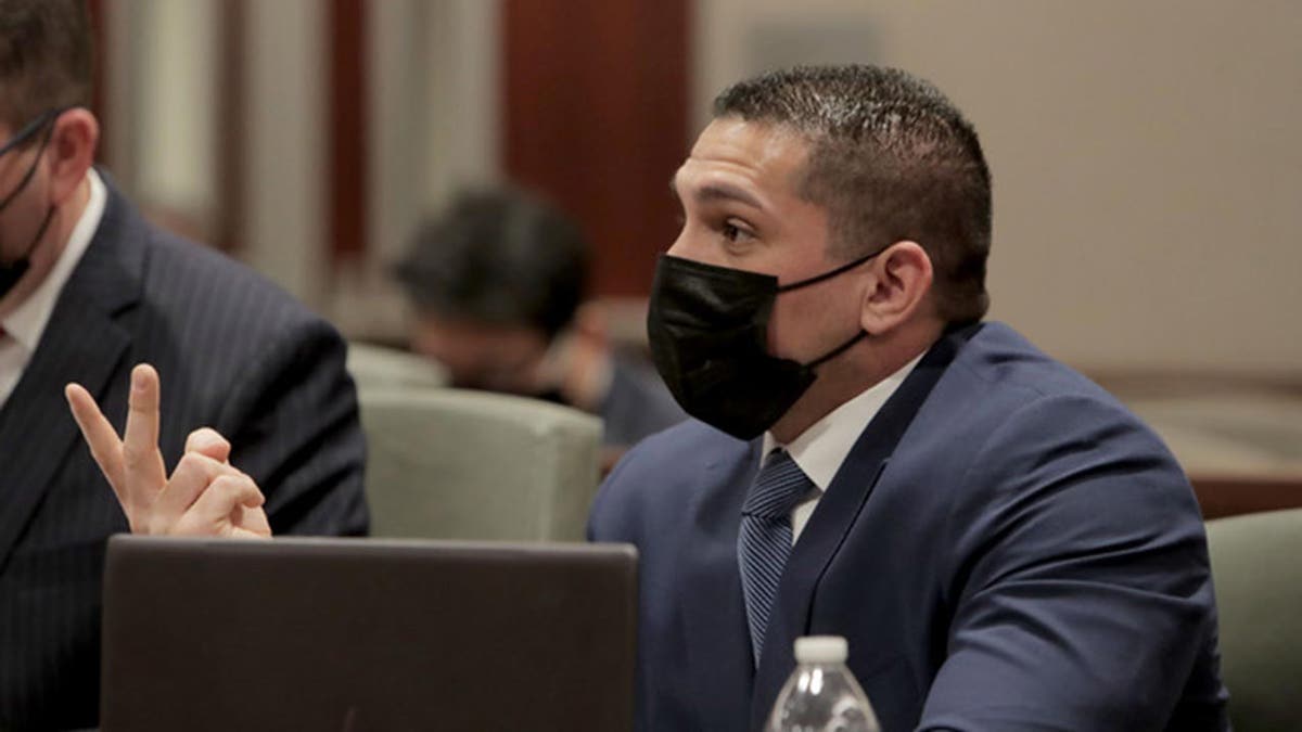 Deputy District Attorney Shea Sanna at the Hannah Tubbs hearing in Antelope Valley Juvenile Court, California on Jan. 27, 2022.