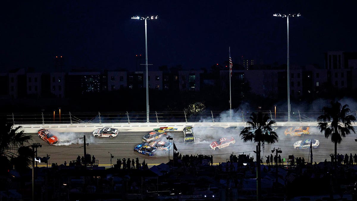 Daytona 500 crash in 2023