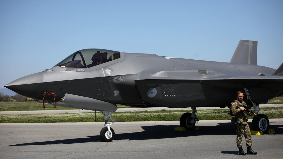 Royal Netherlands Air Force F-35 plane