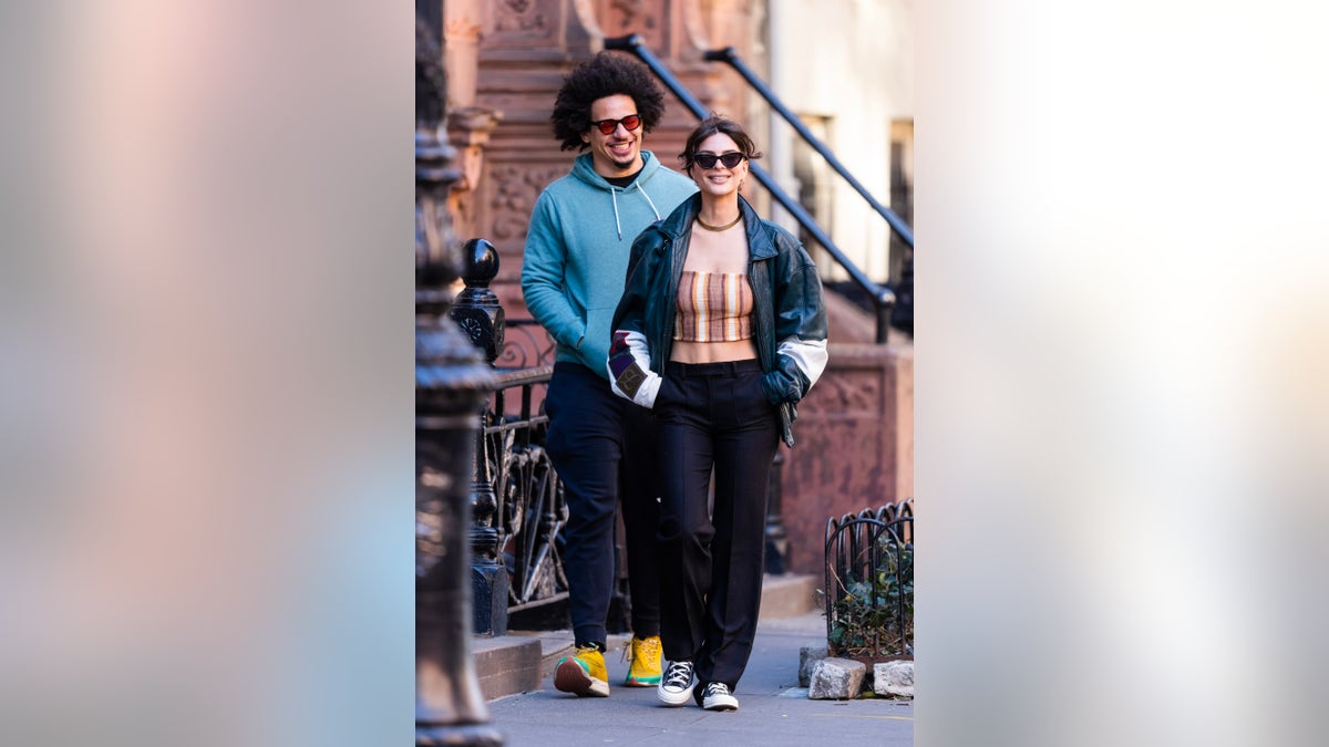 Eric Andre and Emily Ratajkowski in NYC
