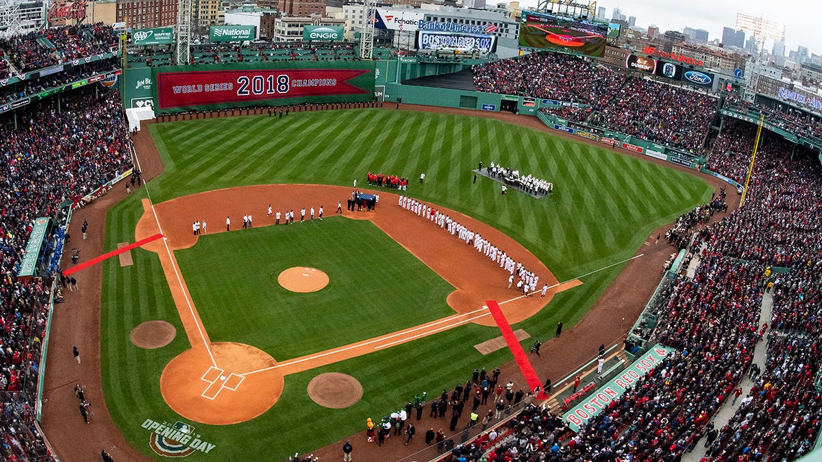 A general view of Fenway Park in Boston