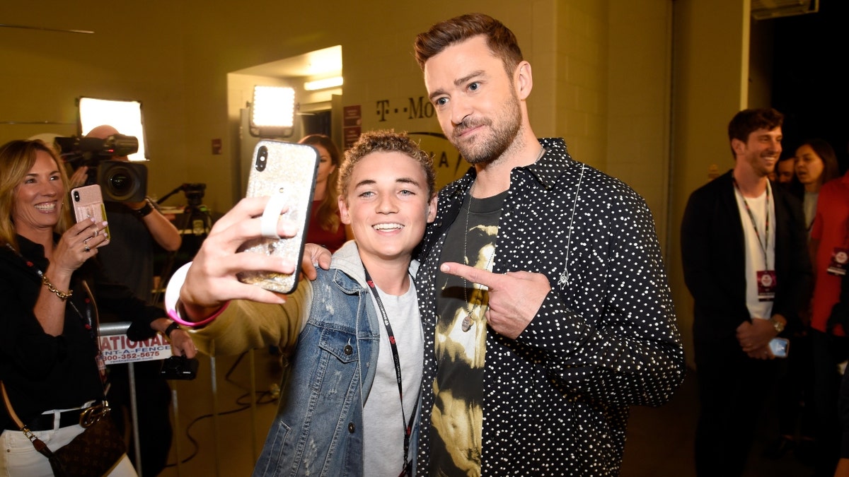 Ryan McKenna and Justin Timberlake