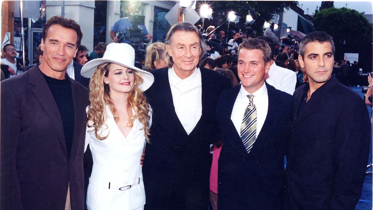 Arnold Schwarzenagger, Alicia Silverstone, Joel Schumacher, Chris O'Donnell, George Clooney 1997 premiere