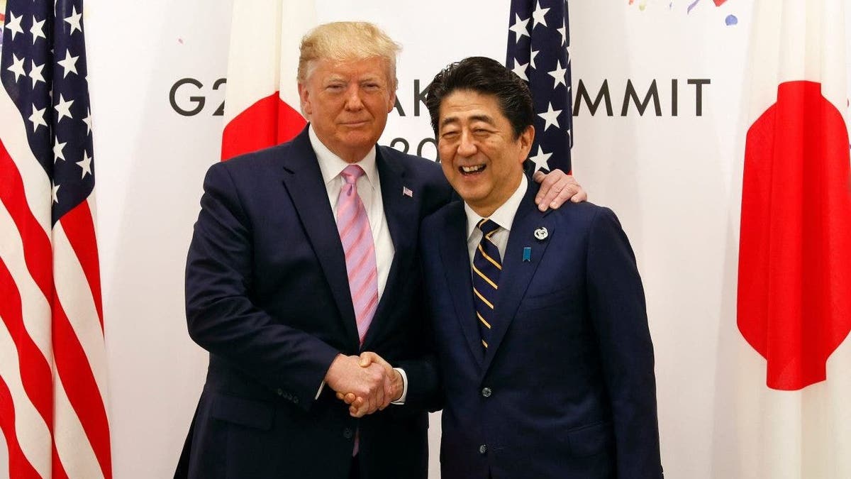 Donald Trump and Shinzo Abe