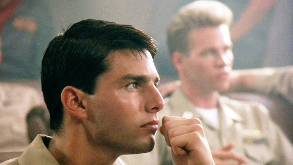 Tom Cruise Val Kilmer in 'Top Gun'