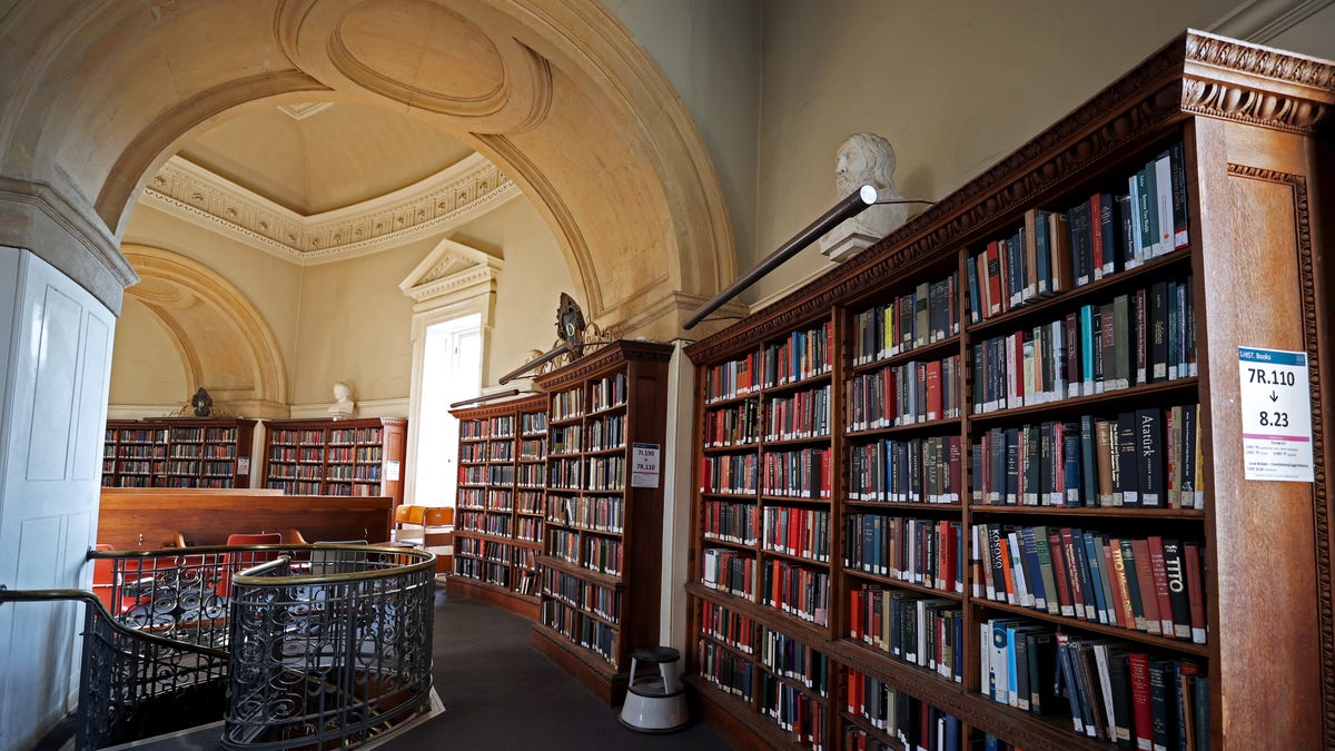 A university library. 