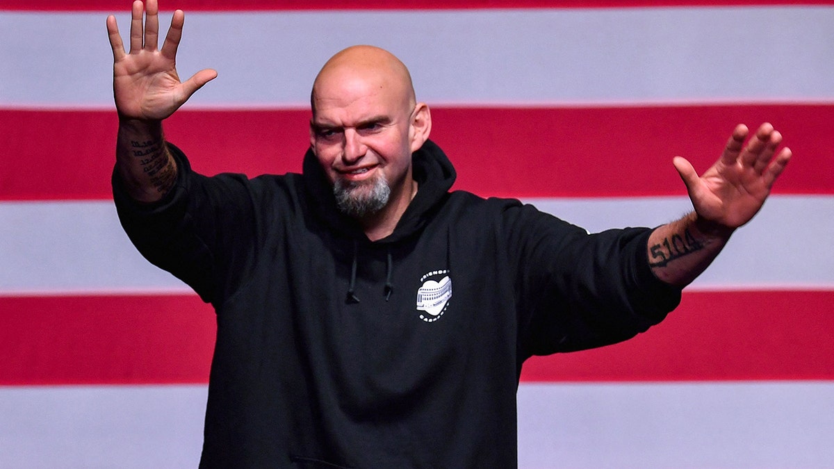 Fetterman waving