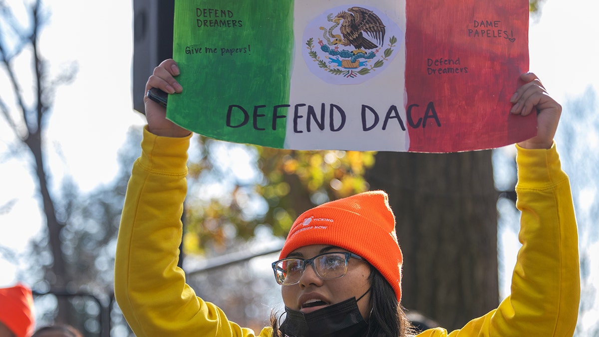 A photo of a DACA protester6