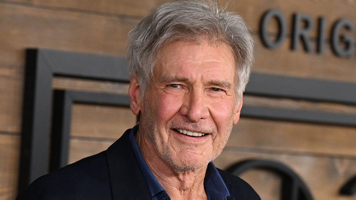 Harrison Ford smiling