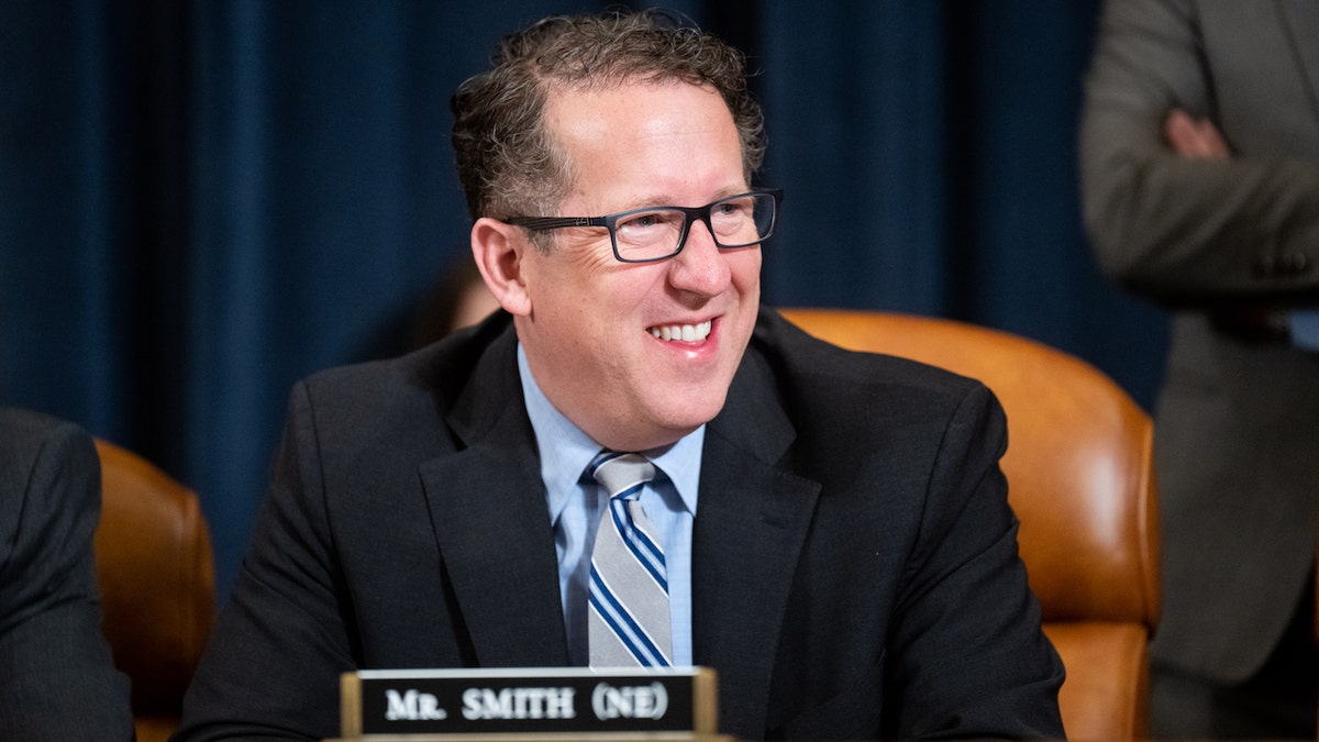 Rep. Adrian Smith, R-Neb., participates in the House Ways and Means Committee organizing meeting in the Longworth House Office Building on Tuesday, January 31, 2023. (Bill Clark/CQ-Roll Call, Inc via Getty Images)