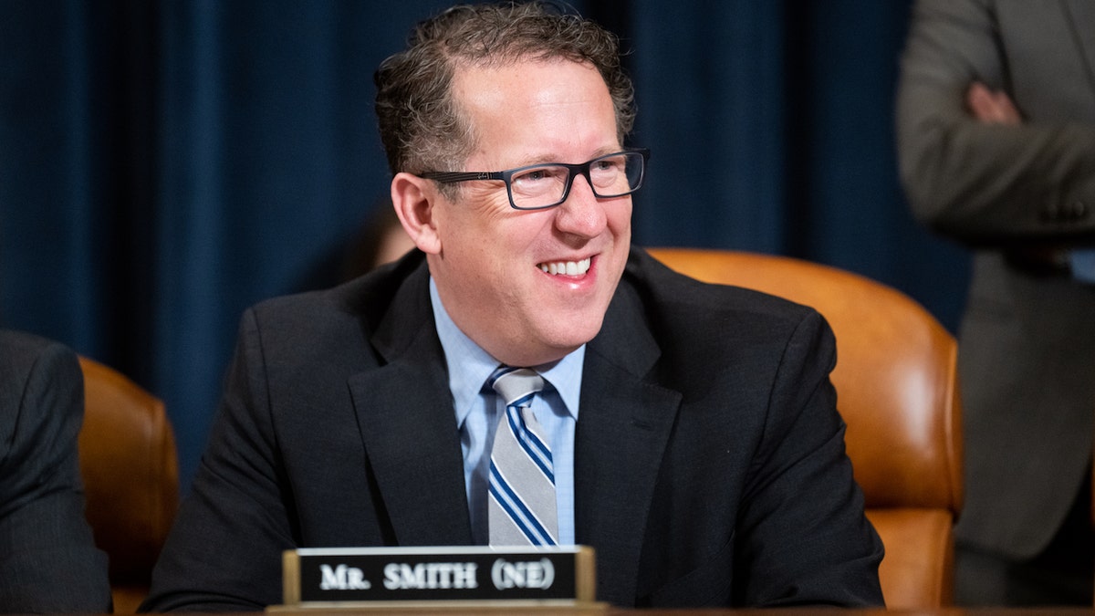 Rep. Adrian Smith, R-Neb., participates in the House Ways and Means Committee organizing meeting in the Longworth House Office Building on Tuesday, January 31, 2023. (Bill Clark/CQ-Roll Call, Inc via Getty Images)