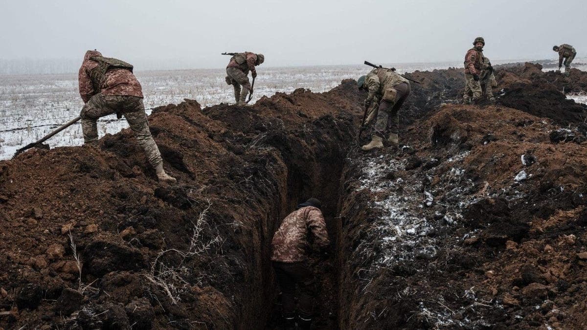Ukraine trenches