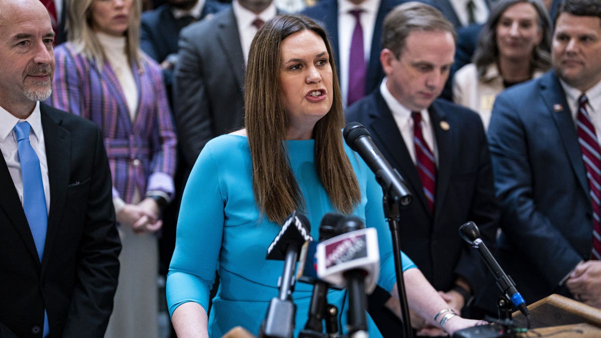 Republican Arkansas Gov. Sarah Sanders