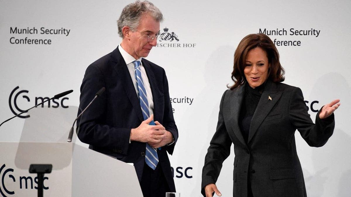Kamala Harris speaks at Munich Security Conference