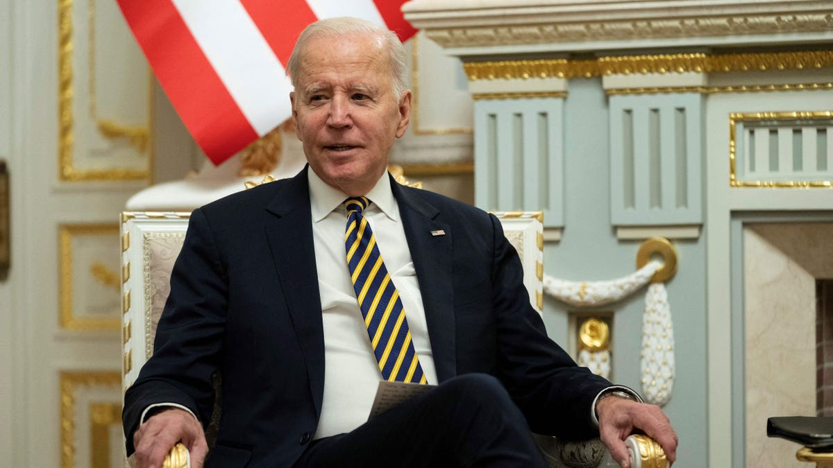 President Joe Biden in Ukraine