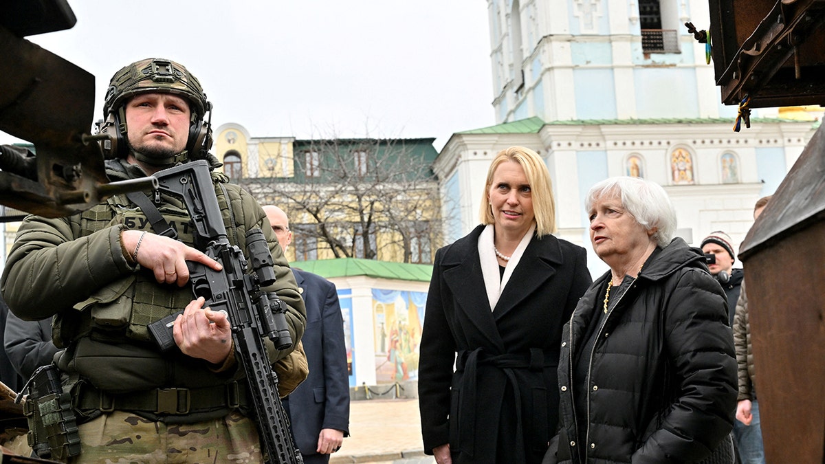 Yellen on visit to Kyiv