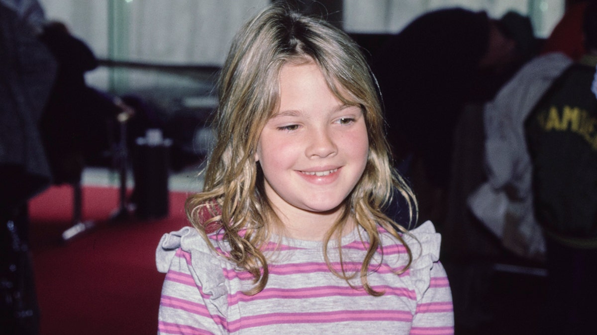A photo of a young Drew Barrymore