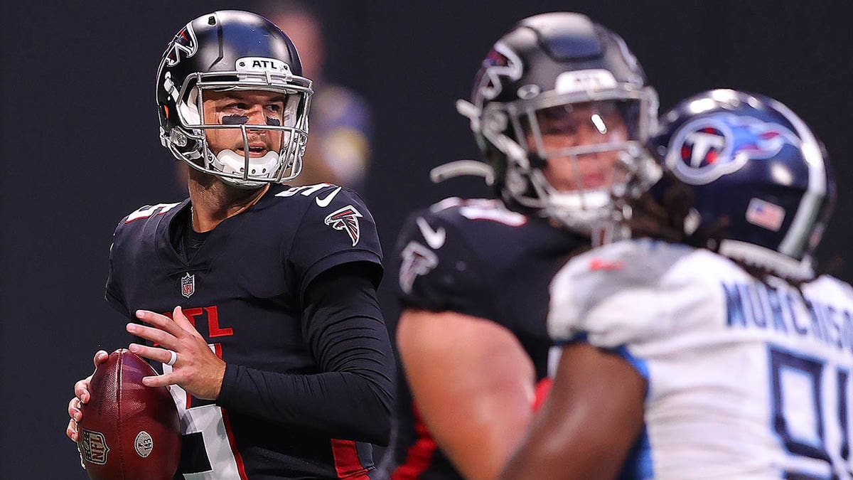 AJ McCarron during a preseason NFL game