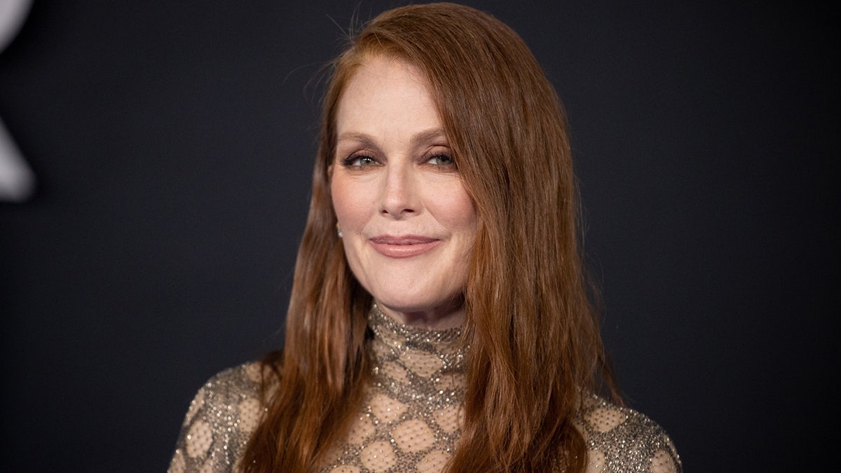 Julianne Moore at the Dear Evan Hansen premiere