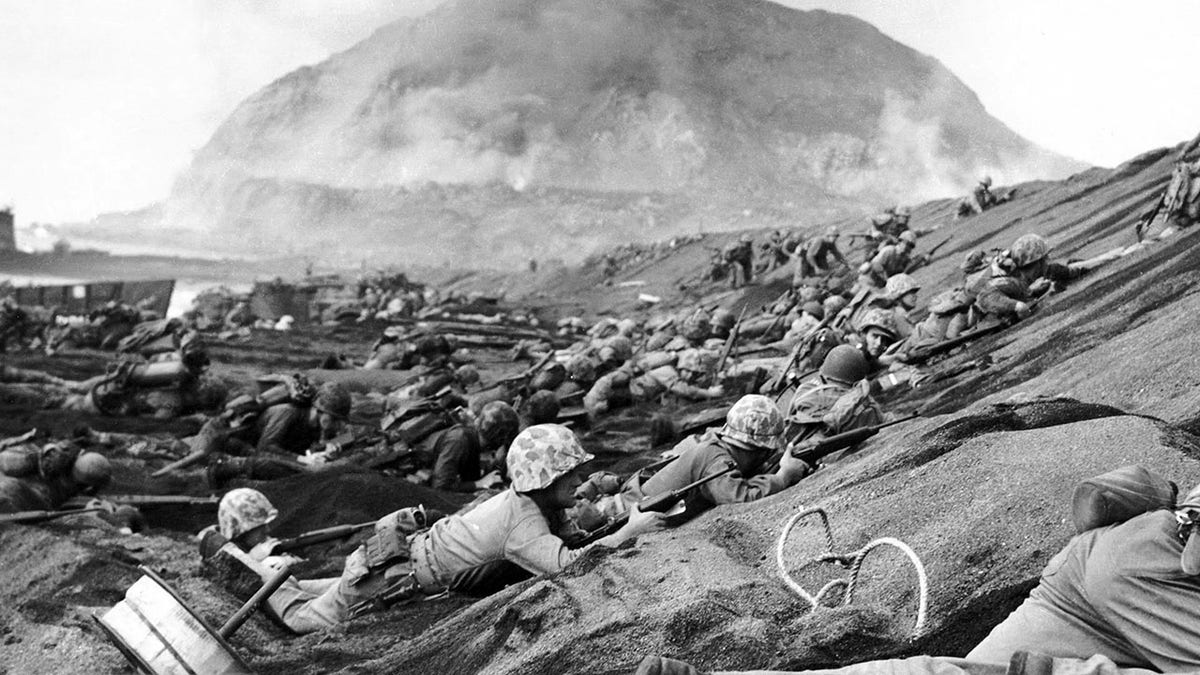Marines on Iwo Jima