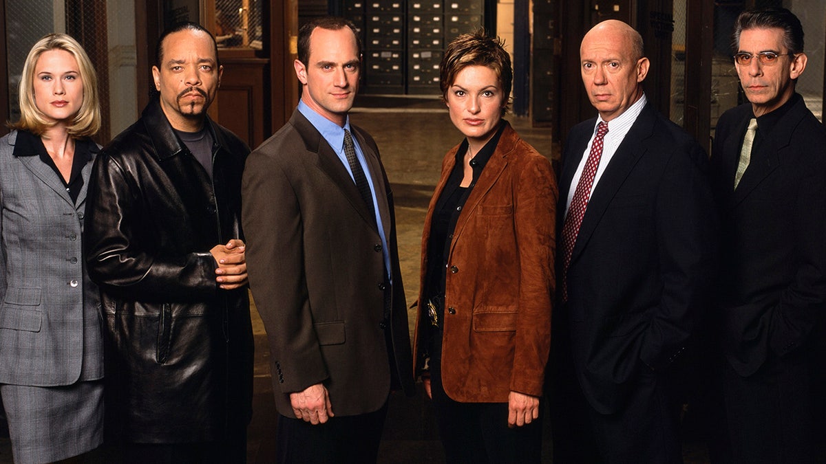 Cast of "Law & Order: SVU" in a promo shoot