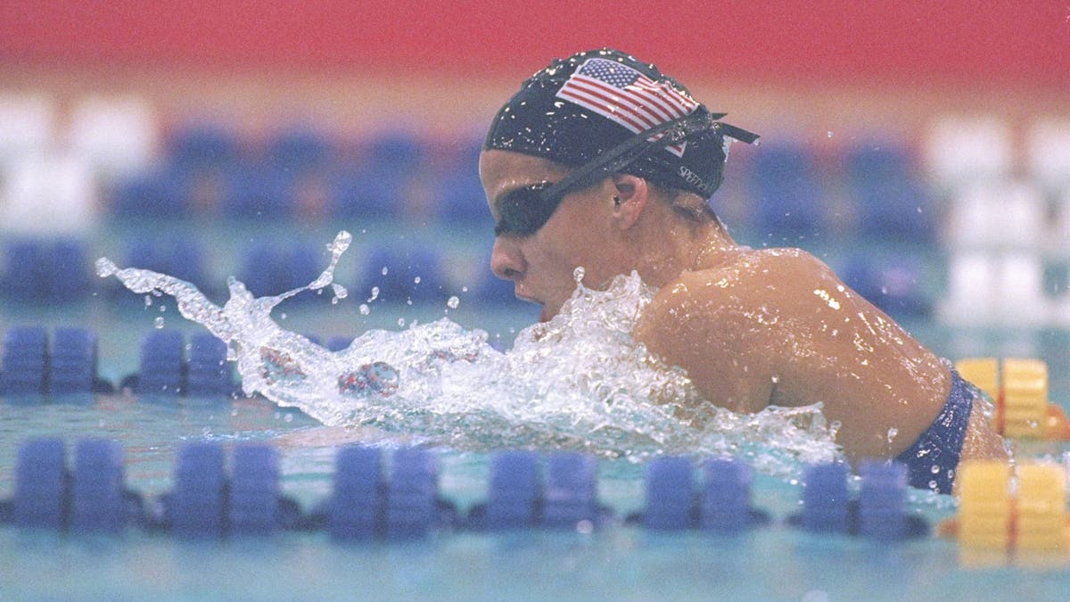 Jamie Cail swims for Team USA