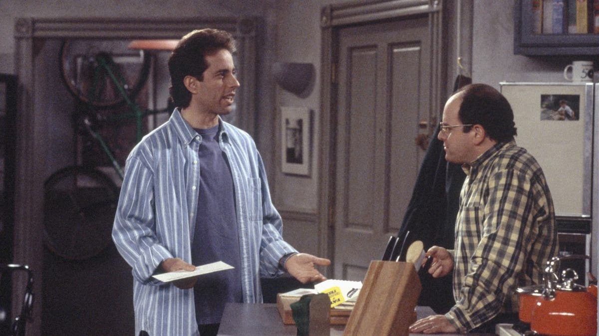 Jerry Seinfeld and George Costanza
