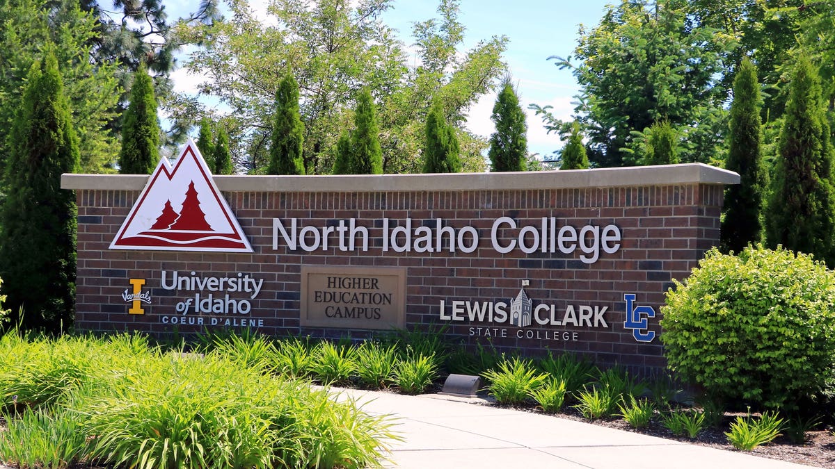 Sign at North Idaho College