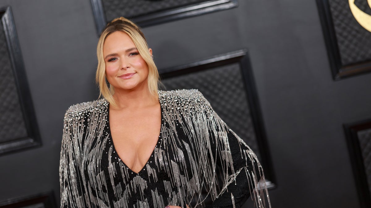 Miranda Lambert on the Grammy Award red carpet