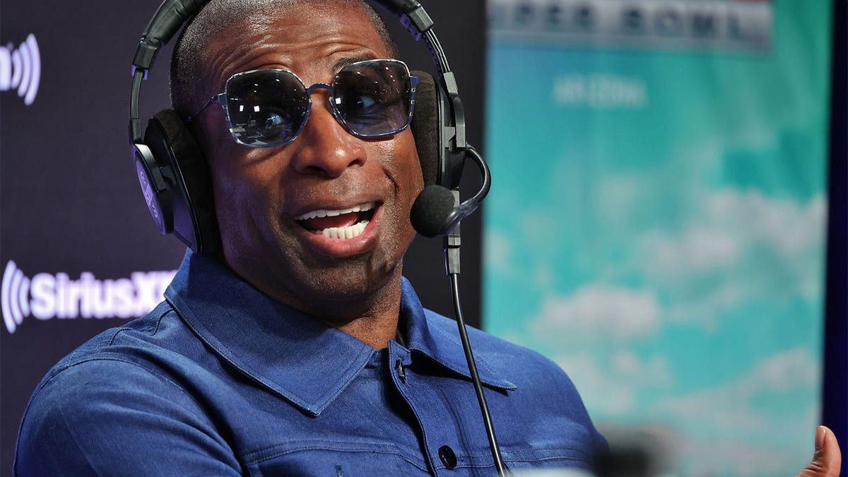 Deion Sanders talks on Radio Row