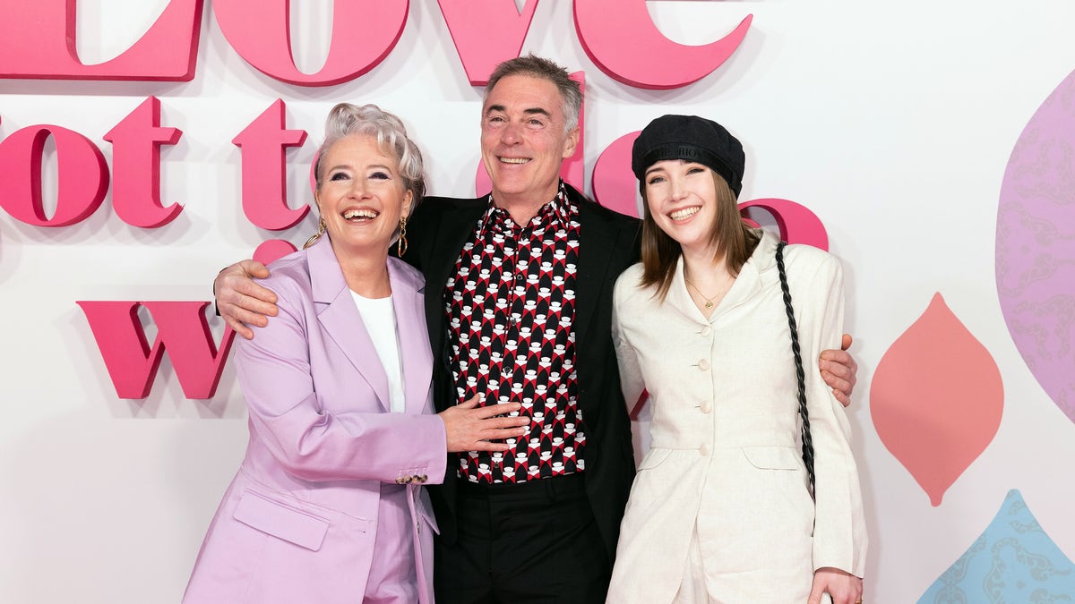 Emma Thompson with husband Greg Wise and their daughter Gaia Wise