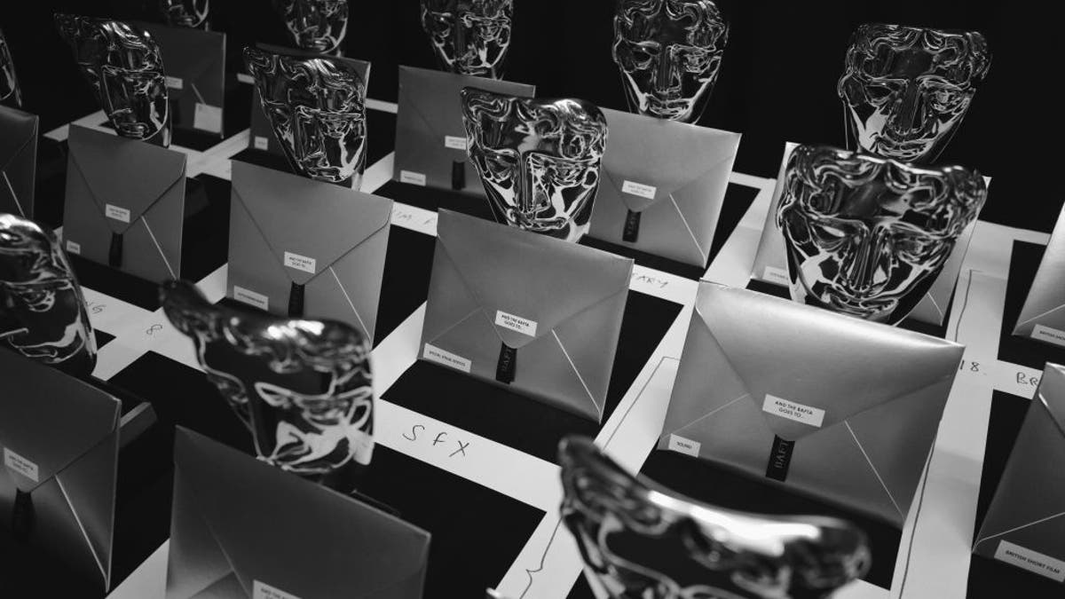 Bafta awards and envelopes
