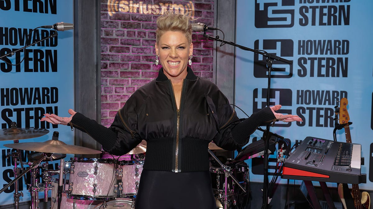 Pink on Howard Stern's radio show