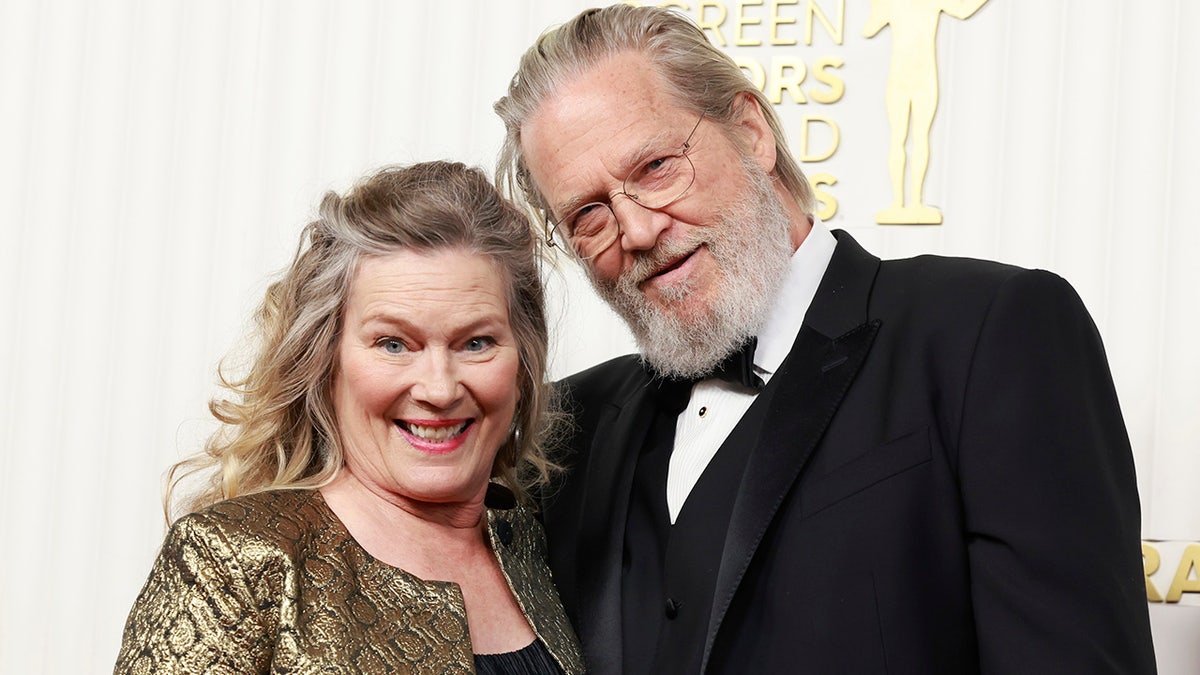 Jeff Bridges and wife Susan Geston at the SAG Awards 2023